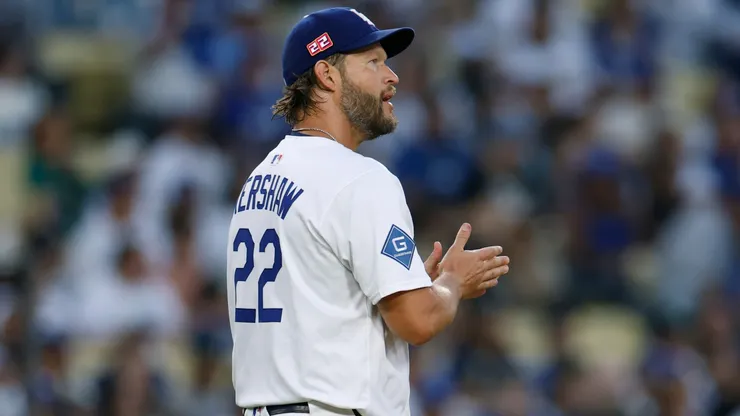 Clayton Kershaw #22 of the Los Angeles Dodgers.