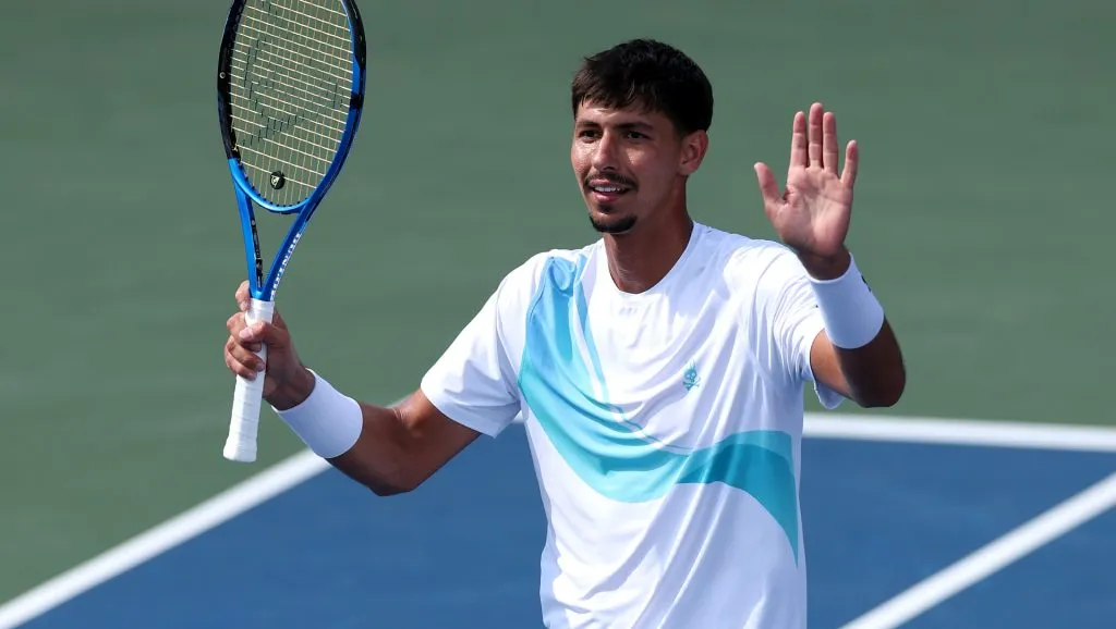 Alexei Popyrin celebrates during the 2025 US Open (Getty Images)