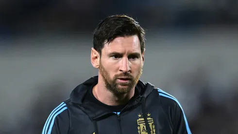 Lionel Messi of Argentina warms up prior to the FIFA World Cup 2026 South American Qualifier