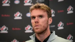 Connor McDavid during Hockey Canada's 2025 National Teams Orientation Camp.