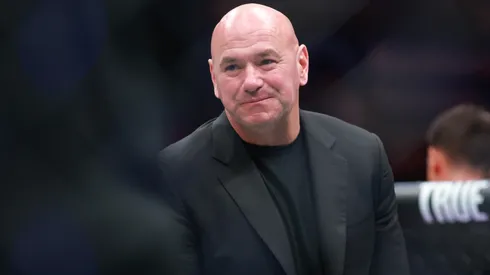 Dana White is seen during UFC 312 at Qudos Bank Arena on February 09, 2025 in Sydney, Australia.
