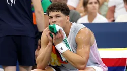 Ben Shelton during his US Open game against Adrian Mannarino.