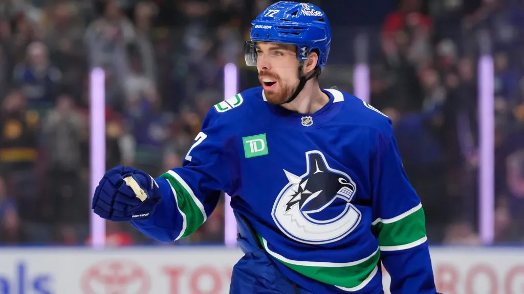 Filip Chytil #72 celebrates after scoring a goal. (Photo by Derek Cain/Getty Images)