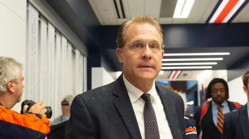 Gus Malzahn at Jordan-Hare Stadium on November 23, 2019 in Auburn, AL.