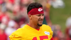 Patrick Mahomes during training camp.
