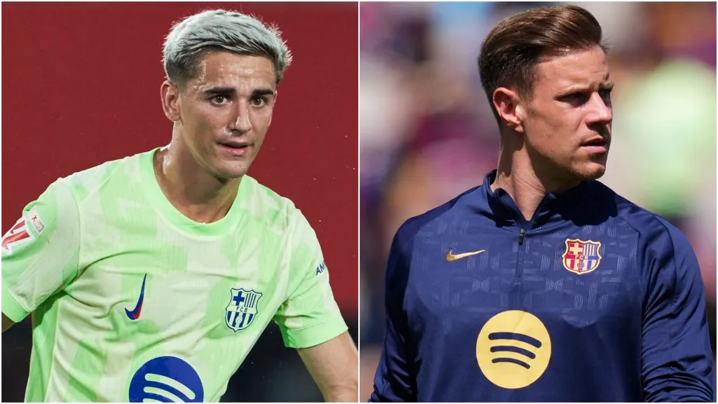 Barcelona stars Pablo Gavi and Marc-Andre ter Stegen