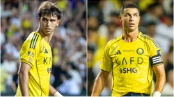 Joao Felix and Cristiano Ronaldo of Al Nassr