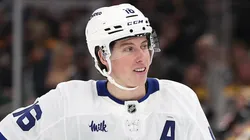 Mitch Marner at TD Garden in Boston, Massachusetts.