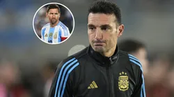 Lionel Scaloni, Head Coach of Argentina and Lionel Messi.
