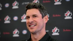 Sidney Crosby during Hockey Canada's 2025 National Teams Orientation Camp.