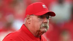 Andy Reid looks on during a preseason game.