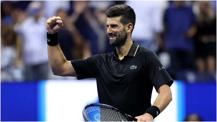 Novak Djokovic of Serbia