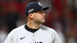 Tim Mayza during his time with the Yankees on October 17, 2024 in Cleveland.