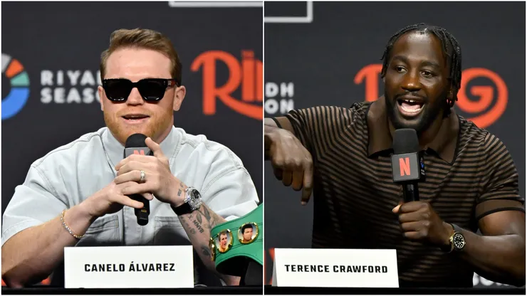 Ryan Garcia analyzes Crawford’s weight jump ahead of Canelo clash.