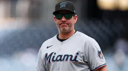 Manager Clayton McCullough #86 of the Miami Marlins looks on.