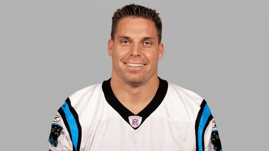 Dan Morgan of the Carolina Panthers poses for his 2007 NFL headshot at photo day. (Source: Getty Images)