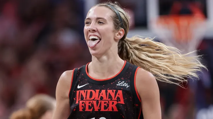 Lexie Hull #10 of the Indiana Fever.