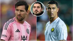 Lionel Messi of Inter Miami and Cristiano Ronaldo of Al Nassr.