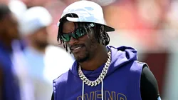 Lamar Jackson #8 of the Baltimore Ravens.