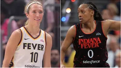 Lexie Hull left Kelsey Mitchell right.