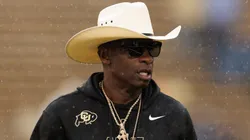Head coach Deion Sanders of the Colorado Buffaloes.