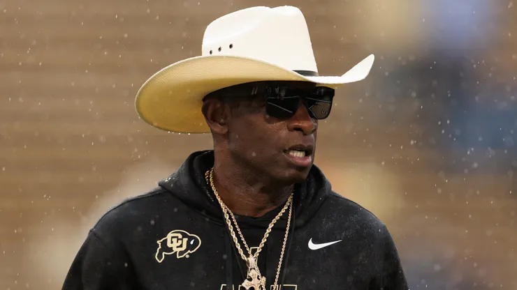 Head coach Deion Sanders of the Colorado Buffaloes.