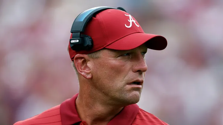 Kalen DeBoer at Doak Campbell Stadium in Tallahassee, Florida.