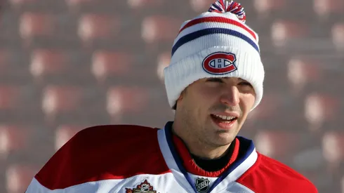 Carey Price at McMahon Stadium in Calgary, Canada.