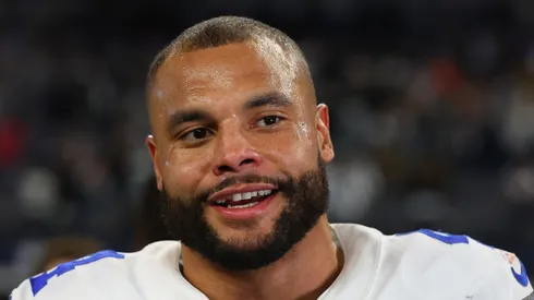 Dak Prescott quarterback of the Cowboys