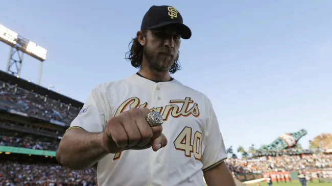 Madison Bumgarner (Source: Ben Margot – Pool/Getty Images)