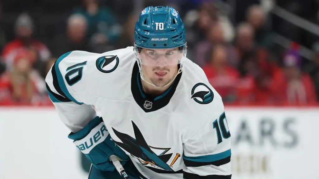 Klim Kostin, a 2017 first-round pick, could be a PTO option for Vancouver’s training camp.&nbsp;(Photo by Patrick Smith/Getty Images)