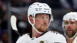 Jack Eichel of the Vegas Golden Knights at Climate Pledge Arena.