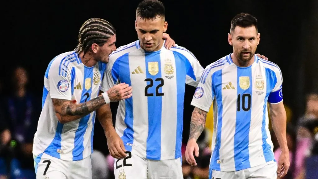 Argentina players celebrating