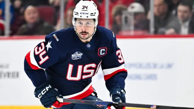 Auston Matthews feels fully healthy ahead of 2025-26 season. (Photo by Minas Panagiotakis/Getty Images)