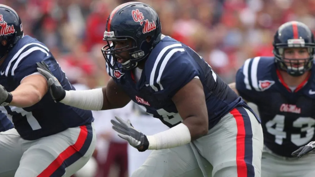 Michael Oher (Source: Ole Miss Athletics)