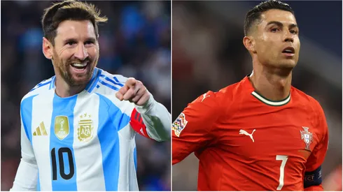 Lionel Messi of Argentina and Cristiano Ronaldo of Portugal.