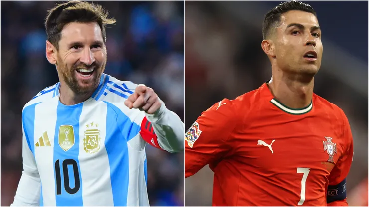 Lionel Messi of Argentina and Cristiano Ronaldo of Portugal.
