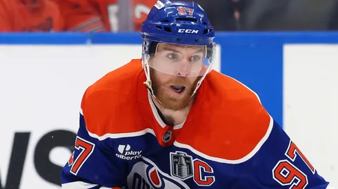 Connor McDavid during an NHL game.