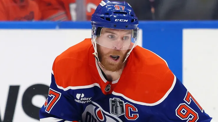 Connor McDavid during an NHL game.