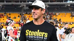 Aaron Rodgers #8 of the Pittsburgh Steelers.