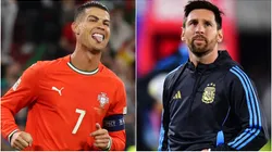 Cristiano Ronaldo of Portugal and Lionel Messi of Argentina.