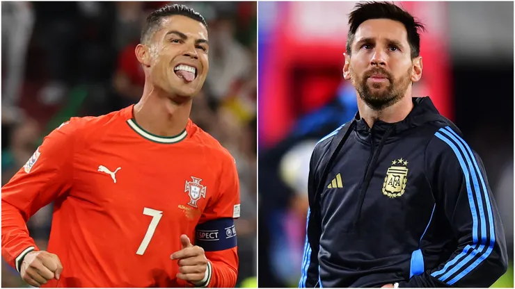 Cristiano Ronaldo of Portugal and Lionel Messi of Argentina.