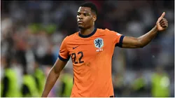 Denzel Dumfries of Netherlands