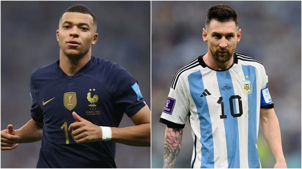Kylian Mbappe and Lionel Messi