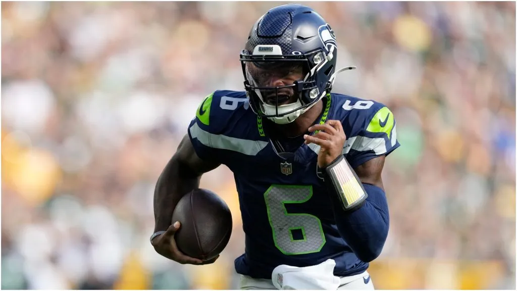 Jalen Milroe of the Seattle Seahawks – Patrick McDermott/Getty Images