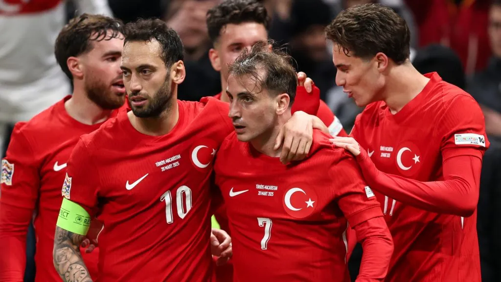 Kerem Akturkoglu celebrating a goal