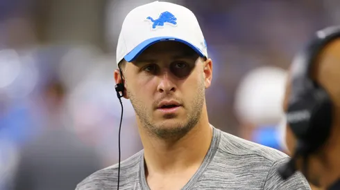 Jared Goff #16 of the Detroit Lions.