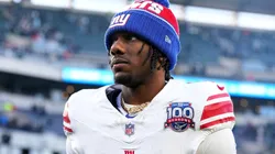 Malik Nabers #1 of the New York Giants