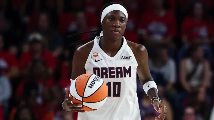 Rhyne Howard #10 of the Atlanta Dream