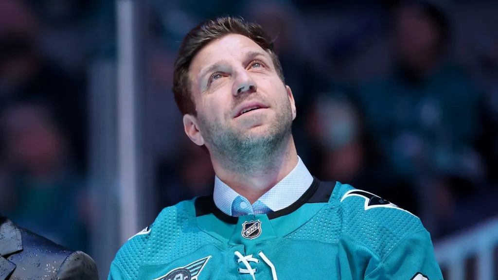 Ryane Clowe at SAP Center on November 23, 2024 in San Jose, California